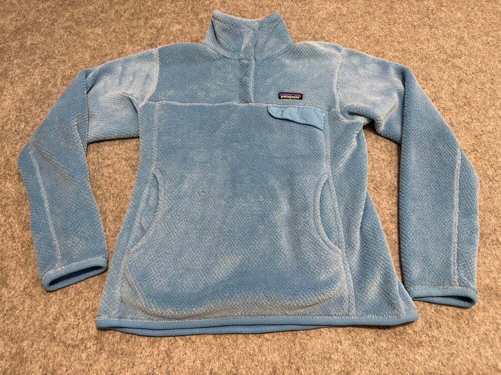 Patagonia Women’s Fleece Pullover Powder Blue Size S Style 25442